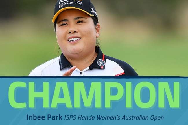 Inbee Park, LPGA, Women Australian Open 20, Royal Adelaide,