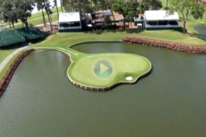 Hoyo 17 Sawgrass. Foto @PGATOUR (1)