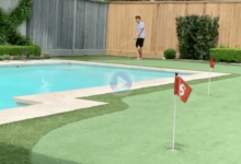 Cole Hammer hace caminar la bola sobre el agua en un Trick Shot con una gran dosis de puntería