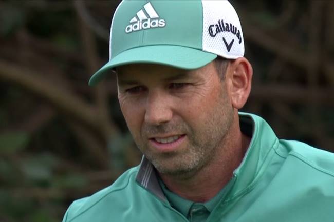Sergio García durante un Mundial Match Play