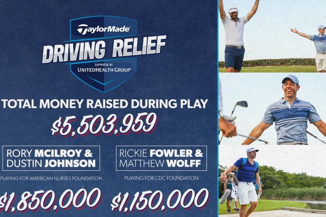 TaylorMade Driving Relief, Dustin Johnson, Rory McIlroy,