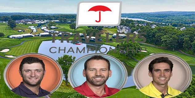 Españoles en el Travelers Championship 2020 633x318