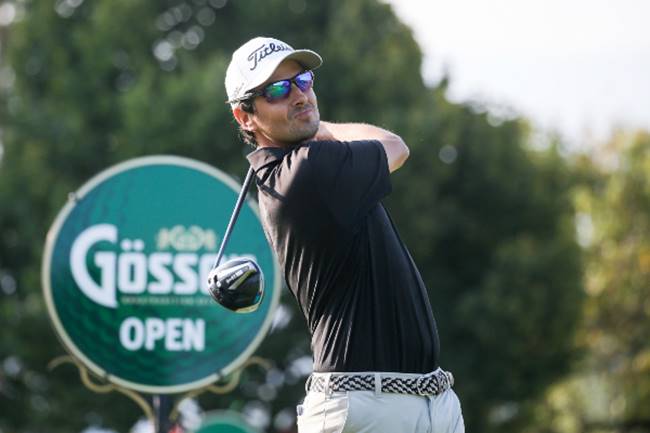 Jordi García del Moral en el Gosser Open en la jornada que firmó 60 golpes