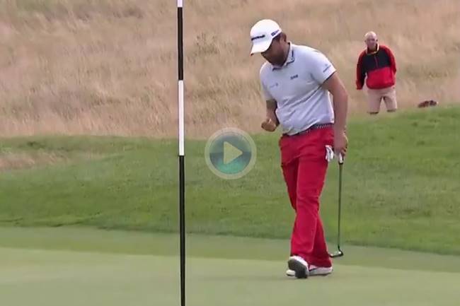 Romain Langasque puño Wales Open