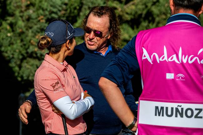 Azahara Muñoz y Miguel Angel Jimenez