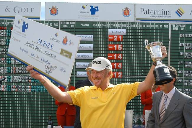 Miguel Angel Jimenez campeon en Logroño