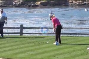 Miguel Angel Jimenez hoyo 7 de Pebble Beach