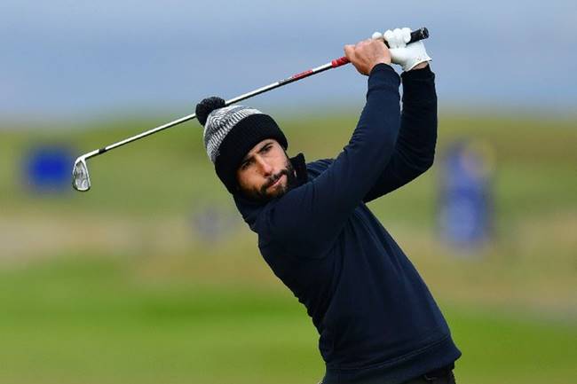 Adrián Otaegui en el Scottish Championship