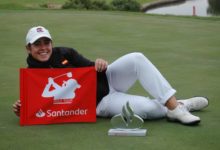 La amateur Ana Peláez se impone a las «Pros» en el Santander Golf Tour Madrid celebrado en Boadilla