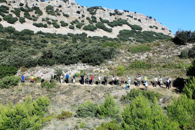 Senderismo Diputación. Foto @DipuAlicante