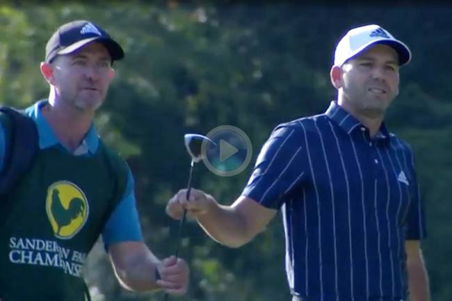 Sergio García madera 5 Sanderson dia 4