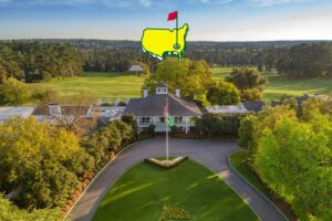 Augusta National aérea con logo