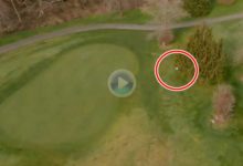 El vuelo de una bola grabado desde un drone. Vídeo espectacular que nos deja con la boca abierta
