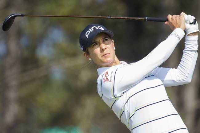 Azahara Muñoz en el Ladies Scottish Open 2020. Foto Tristan Jones-LET 650