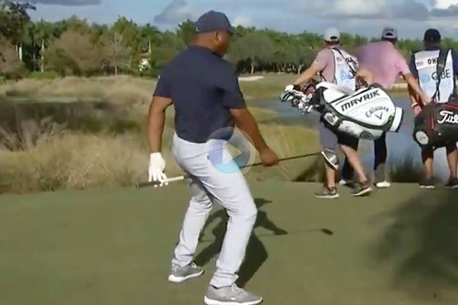 Harold Varner III celebración