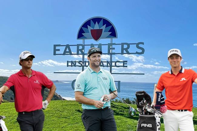 Adam Scott, Jon Rahm y Viktor Hovland en el Farmen Insurance Open día 3
