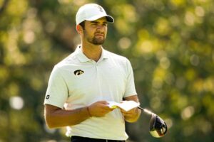 Gonzalo Leal. Foto @IowaHawkeyeGolf