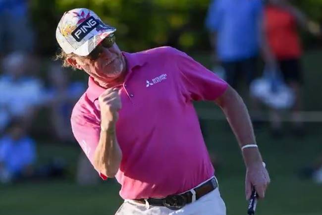 Miguel Ángel Jiménez campeón Mitsubishi 2020 Foto @ChampionsTour