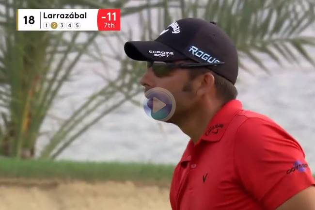 Pablo Larrazábal hoyo 18 Abu Dhabi driver 650