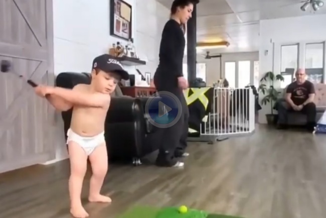 Videos de Golf, Niño Pañales,