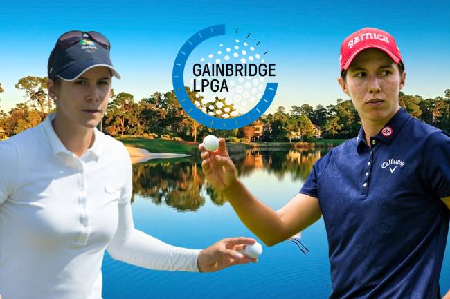 Carlota Ciganda y Azahara Muñoz Lake Nona Gainbridge LPGA