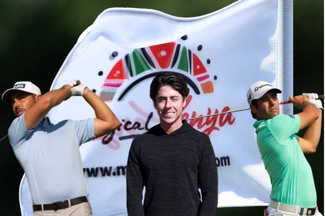 Anglés, Sebas García y Otaegui Kenya Open. Foto @EuropeanTour