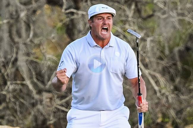 Bryson DeChambeau alegría triunfo Arnold Palmer. Foto @PGATour