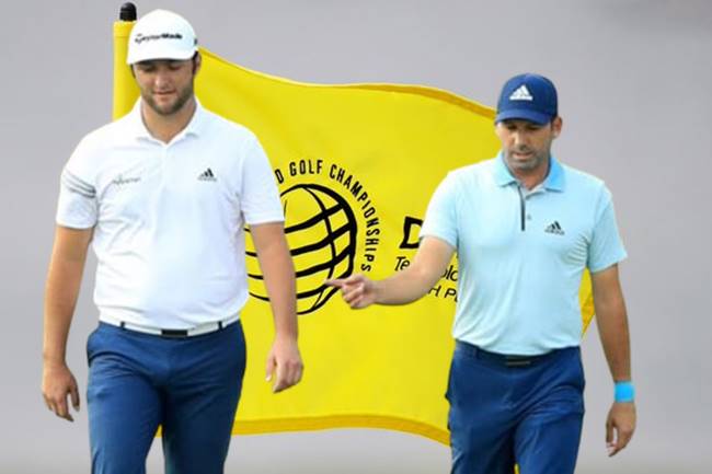 Jon Rahm y Sergio García Bandera Dell Match Play