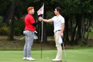 Luis Masaveu felicita al suizo Robert Foley