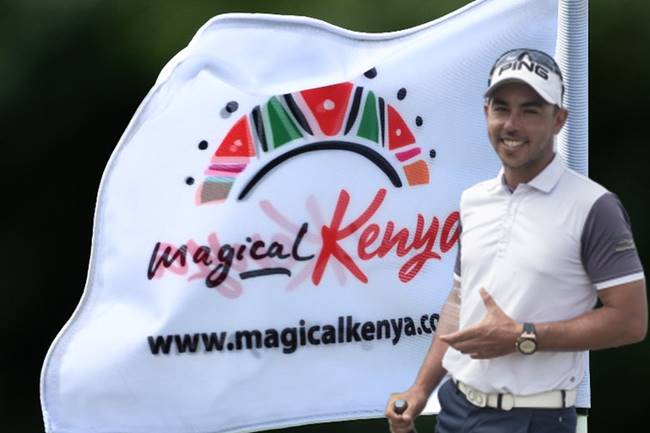 Sebas García Bandera Kenya Open. Foto @EuropeanTour