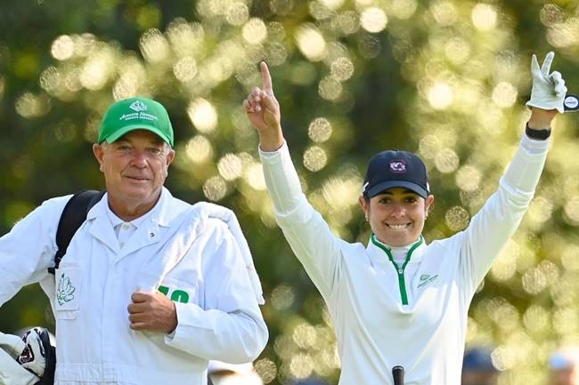 Ana Peláez en el Augusta National Womens Amateur. Foto ANWA