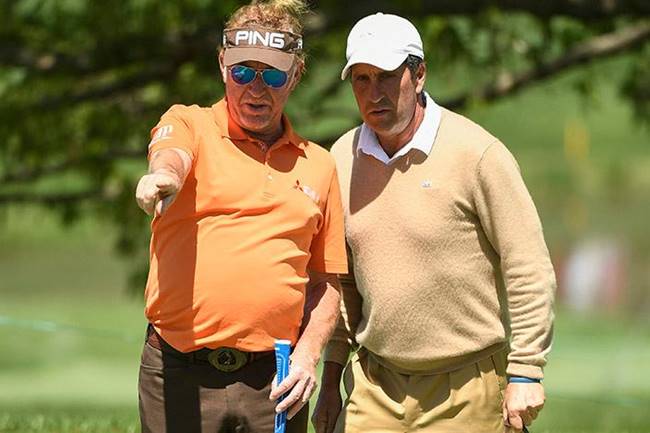 José María Olazábal y Miguel Ángel Jiménez. Foto @ChampionsTour 2 650