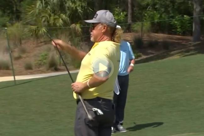 Miguel Ángel Jiménez putt Chubb Classic dia 3