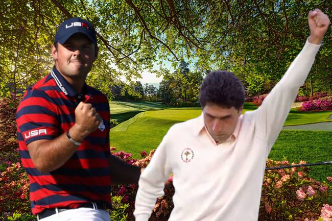 Patrick Reed y José María Olazábal