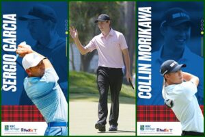Sergio García, Collin Morikawa y Patrick Cantlay RBC Heritage