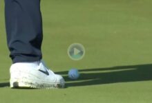 Tony Finau embocó su putt gracias a la ayuda de su ¡¡sombra!! Un curioso vídeo que nos ofrece el PGA