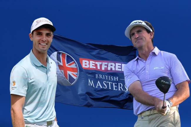 Bandera British Masters Adri Arnaus y Gonzalo Fdez.-Castaño