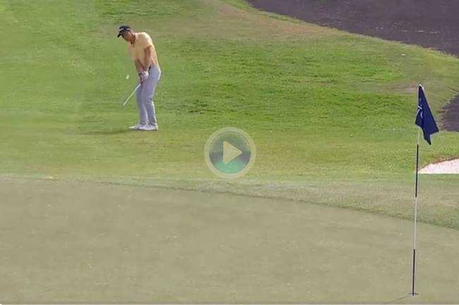 Eduard Rousaud jugó con la caída del green