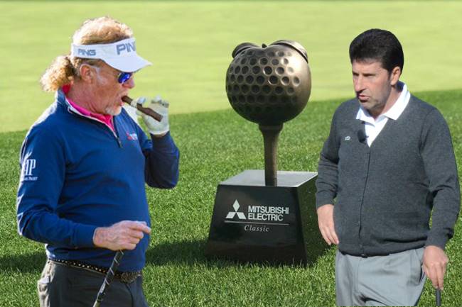 Miguel Ángel Jiménez y José María Olazábal Mitsubishi Electric Classic Trofeo