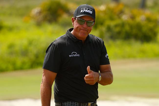 Phil Mickelson en el PGA Championship 2021 Foto @PGAChampionship