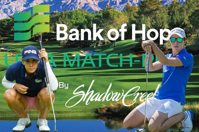 The Bank of Hope LPGA Match Play Logo Carlota Ciganda y Azahara Muñoz