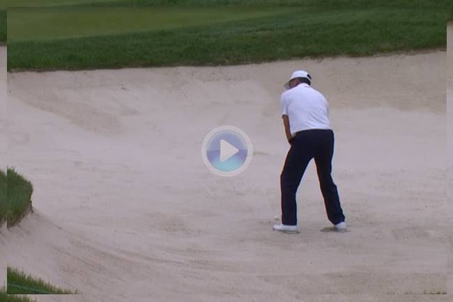 José María Olazábal bunker Players Championship birdie