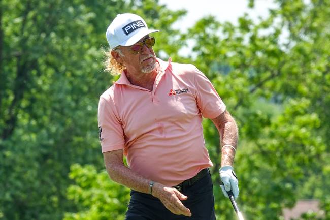 Miguel Ángel Jiménez en el American Family Insurance Champ. Foto @ChampionsTour