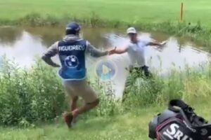 Pedro Figueiredo caddie