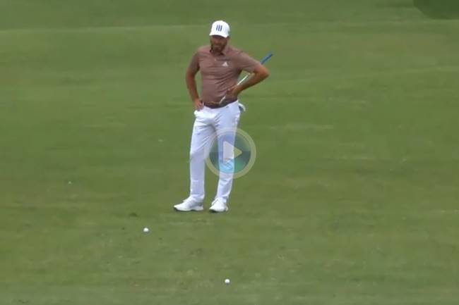 Sergio García palo bandera US Open dia 3