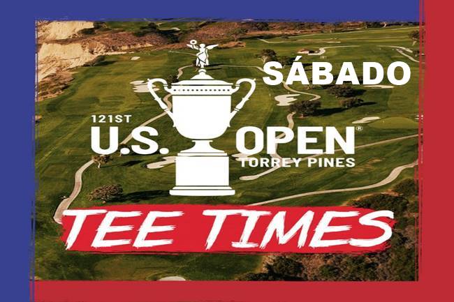 Tee Times US Open 2021 dia 3 sábado