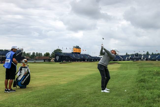 Rory McIlroy Royal St Georges. Foto @TheOpen