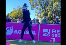 Vea el swing a cámara lenta de la gallega Fátima Fernández Cano, futuro del golf femenino español