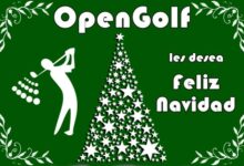 El equipo de OpenGolf al completo os desea una ¡¡Feliz Navidad!! y mucha mucha salud para todos