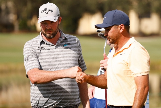 Marc Leishman, Jason Day, PGA Tour, QBE Shootout 2022 j2, Tiburon Golf Course,